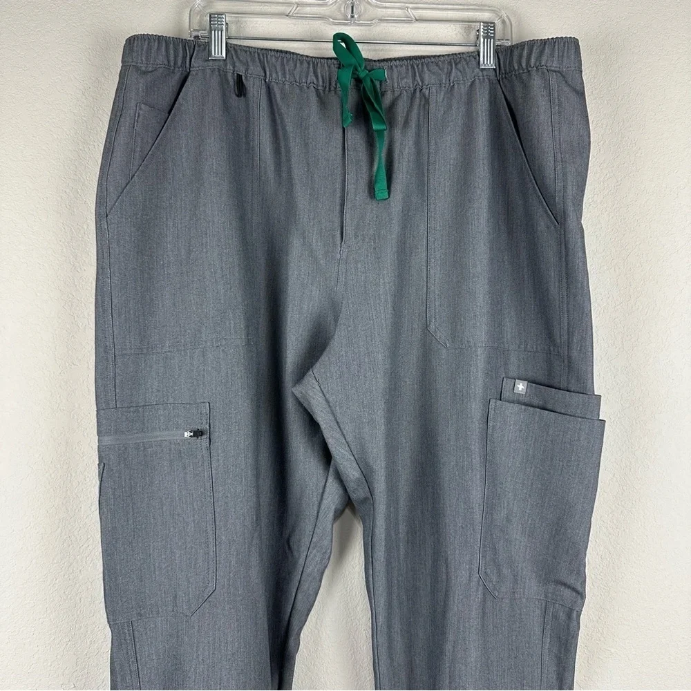 Figs Men’s Graphite Gray Cairo Cargo Scrub Medical Nursing Pants Size XXL